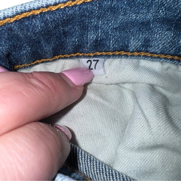 ASKK NY High-Rise Ankle Skinny Jeans Medium Blue Wash Size 27 - Picture 14 of 16